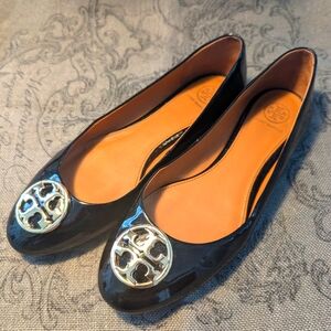 Tory Burch Benton Ballet Flat - Patent Black